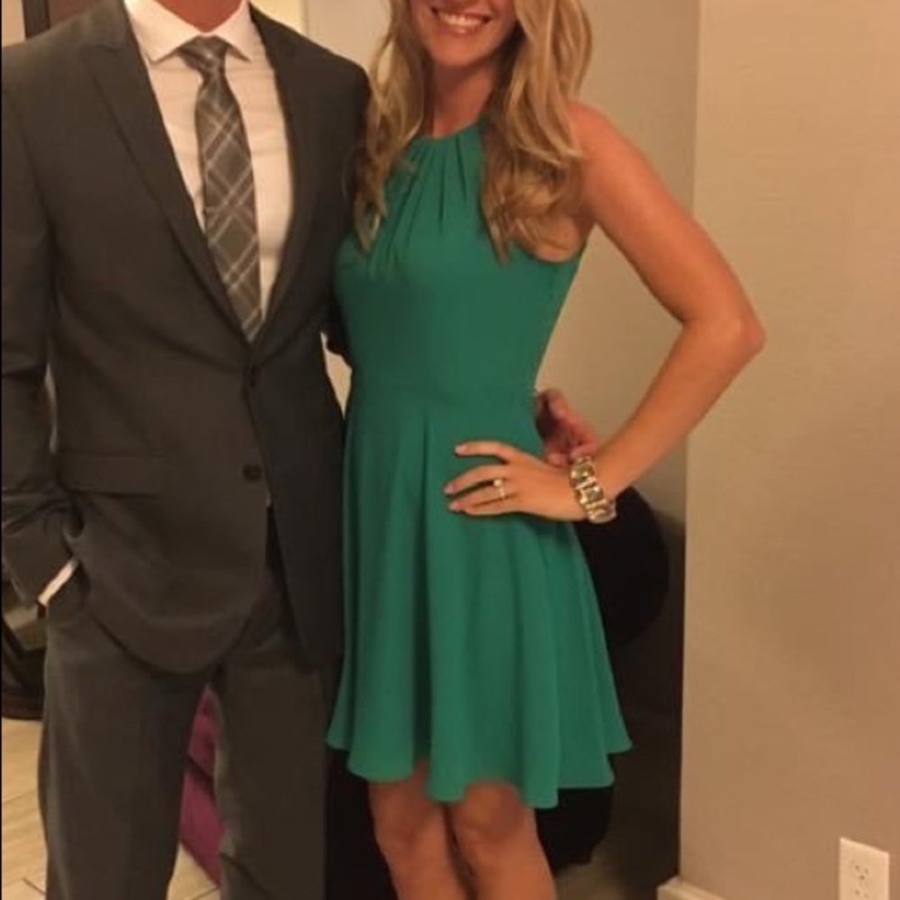 Express size 2 green dress